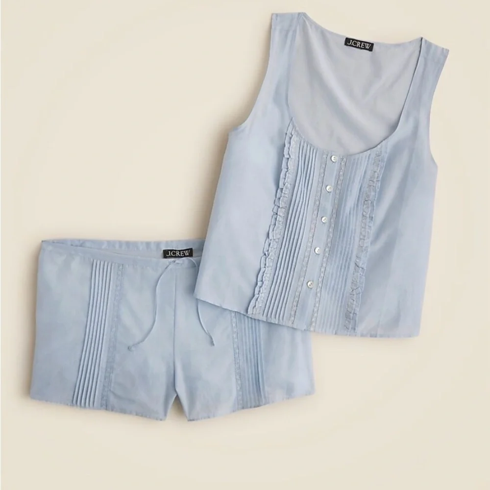 JCREW Araks X J.Crew pajama set in cotton-silk voile blend NWT - Picture 1 of 4